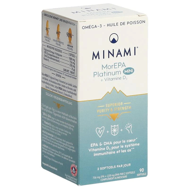 MINAMI MorEPA Platinum Mini Weichkaps Ds 90 Stk